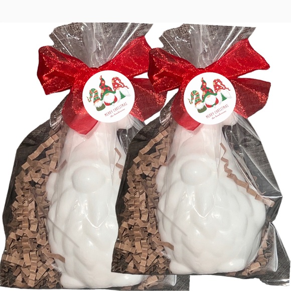 Christmas Santa Gnome Soap Bar, Holiday Soap, Guest Soap, White Elephant Gift - Picture 3 of 16